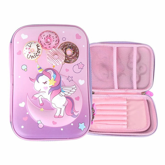 Unicorn Big Pencil Pouch – Multi Pocket EVA