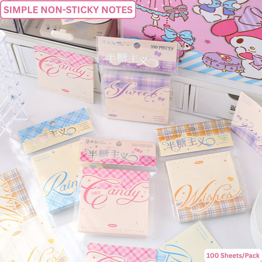Non-Sticky Memo Notes – 100 Sheets