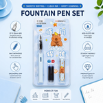Ergonomic Fountain Pen Set for Students