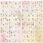 Kawaii Girl Washi Stickers – 100 Sheets