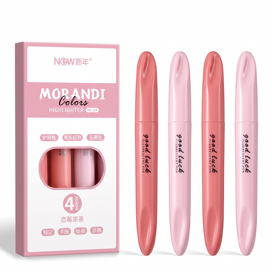 Pastel Highlighter Set of 4 – Double-Ended